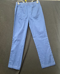 Wonder Nation Pants Girls 16 Stretch School Pants Elastic Waist Straight B23CS