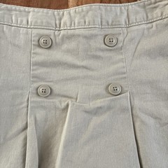 Old Navy Girls Size 10/12 Uniform Skort Khaki Pull On Elastic Waist