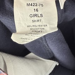Mills Skort Girls 16 Red Blue Plaid School Uniform Preppy Kids Lot Of 2 Skorts
