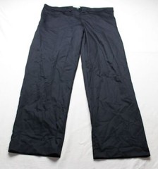 Dennis Uniform Junior’s Flat Front Stretch Twill Pants CG2 Navy Blue Size 21