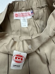 NWT Mills Uniform Girl’s Khaki Pleated Skirt Sz 22″ 8 Waist (b47)