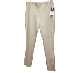 Izod Jegging Juniors Small 3/5 Khaki Faux Front Pockets Uniform School Preppy