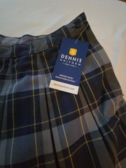 Dennis Uniform Girls Tyler Plaid J11 School Skirt NEW