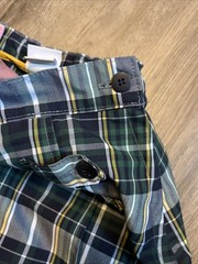 Dennis Uniforms Girls Size G8 Skort Blue Green Yellow white Plaid Pleated