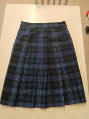 Girls Plaid Pleated Skirt Size 12 SV9223-F1 French Toast Blue Preppy Academia