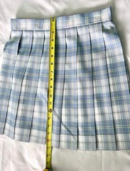 Japanese-Style Plaid Pleated Skirt