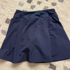 Athleta Girl Uniform Skirt Lot Small 7 Navy Skort School Day Pleated