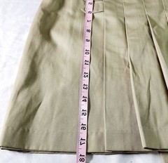 GIRL SKIRT SKORT SCHOOL WEAR UNIFORM SIZE 18 1/2 COLOR KHAKI. NWT.