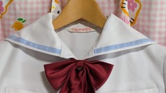 E174 ^_^ Japanese SchoolGirl Uniform Summer ! Perfect Condition. Navy.