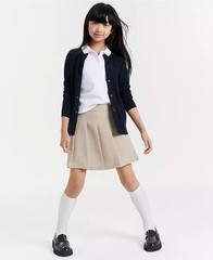 Big Girls Uniform Pull-On Pleated Scooter Skort SZ 10