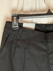 Genuine Uniform Girls Shorts Size 18 Regular Solid Black Casual Shorts Flaw
