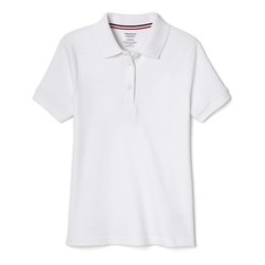 French Toast Girls’ Short Sleeve Polo Shirt with Picot Collar Standard & Plus…