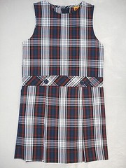 Girls R/K Multi-Color Plaid Uniform Jumper Dress Reg. & plus Sizes 6X – 12 1/2