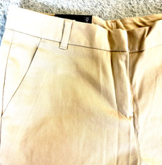 IZOD Uniform Skinny Bermuda Shorts Stretch Twill Girls Size 7 New