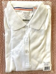 Set Of 4! French Toast white Girls uniform shirt Long sleeve size 18