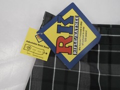 Girls R/K Green & Gray Plaid Box Pleat Uniform Skort Sizes 3 – 7