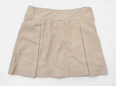 Girls R/K Khaki Box Pleat Uniform Skort Regular & Half Sizes 8 – 20 1/2