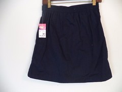 Girls Navy Dockers Pleated Skirt. Shool Uniform. Size 12 1/2 Plus. Plus Scooter.
