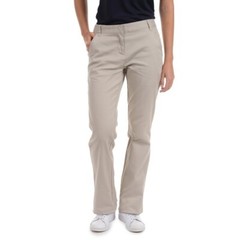 George Pants Juniors’ Size 7 Beige School Uniform Flat Front Straight Leg –J4–