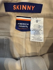 Lot 7 French Toast Skirt Girls Adj Waist School Uniform Skort Pants khaki sz 7 8