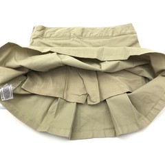Cat & Jack Girls Size 10 Plus School Uniform Skirt Sourdough Beige Pleated NWD