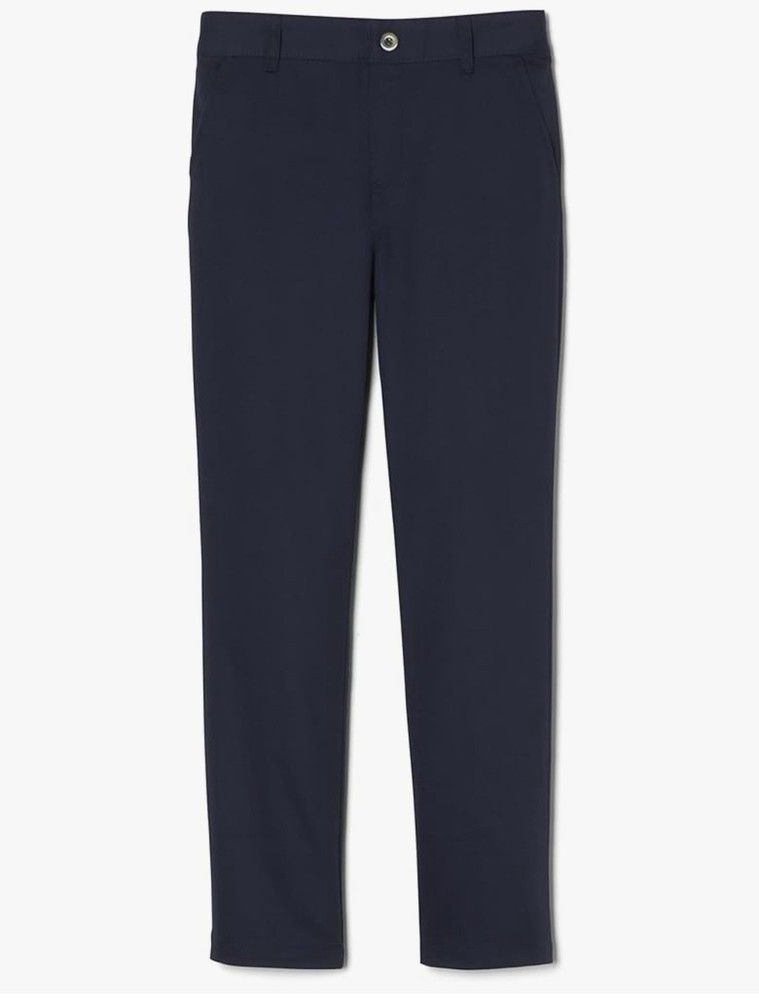 French Toast Girls’ Pull-on Twill Navy Blue Uniform Pant Size 8