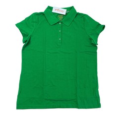 Cat & Jack Girls Size XL 14/16 Plus Uniform Polo Shirt Light Green