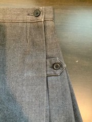 Mills Uniform Co. Girls School Uniform Kilt Skirt (M380) Gray Size 12