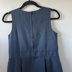 Lands End School Uniform Jumper Girls sz 12 Classic Navy Dress Kids EUC