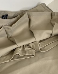 French Toast Girls 6 School Uniform Pleated Skirt Skort Solid Khaki Tan