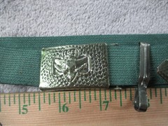 Vintage Girl Scouts Uniform Lot Beret Medium Wool Sashes Belt Pins Made England