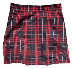 Dennis Style 3521 Girls 10 Plaid School Uniform Skirt Red Navy Skort