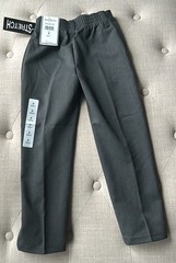 Challenger School Uniform Girls Charcoal Heather Pants – Regular Sz 5 Pull-on