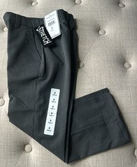 Challenger School Uniform Girls Charcoal Heather Pants – Regular Sz 5 Pull-on