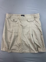 French Toast Girls School Uniform Beige Khaki Pleated Skirt Skort 20