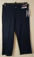 Galaxy by Harvic Girl’s Straight Leg School Uniform Pants Navy Size 20