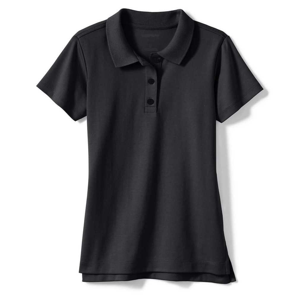 Girl’s Short Sleeve Jersey Knit School Polo Shirts
