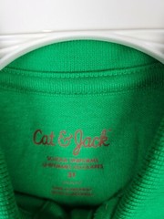 Green Cat & Jack School Uniform Shirt 3T