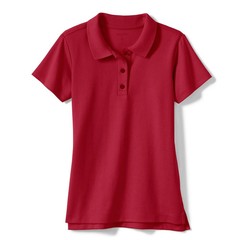 Girl’s Short Sleeve Jersey Knit School Polo Shirts