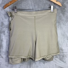 Dennis Uniform Skort Beige Adjustable Waist Pleat Style 1803 Girls Sz H14 Plus