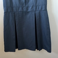 Lands End School Uniform Jumper Girls sz 12 Classic Navy Dress Kids EUC