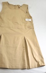 lot of 2 girl’s school uniforms size XL (12) Plus tan jumpers sleeveless zipper