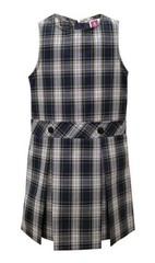 Rifle Kaynee Girls Jumper Plaid Drop Waist School Uniform Dress kick pleats 16.5