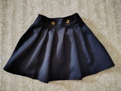 French Toast Small 6X Navy Blue Pleated Skort Adjustable Waist School Uniform