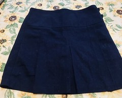 George Sz 10 1/2 Plus Navy Blue Pleated Skort NWOT