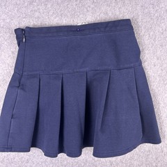 Gap Uniform Bottoms Short Dress Skort Skirt Girl 6 Small Navy Stretch School Lot