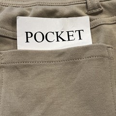 Izod Jegging Juniors Small 3/5 Khaki Faux Front Pockets Uniform School Preppy
