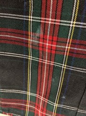 Parker Girls Plaid School Uniform Jumper ~ Size 7 Black Red Green Sleeveless