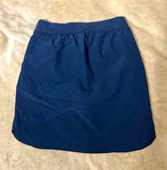 Cat & Jack Girls Blue Solid Golf Skort Size M Polyester/Spandex Elastic Waist