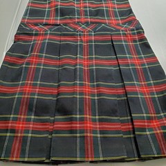 ☘️ Flynn O’Hara 10G Drop Waist Jumper Dress School Uniform Red Green Black Plaid